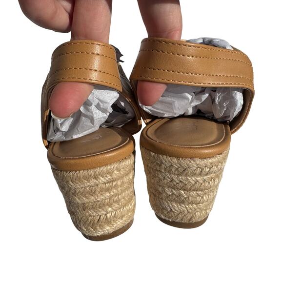 Market & Spruce Espadrille Wedge Sandals in Tan NEW Size 7 - Picture 7 of 10